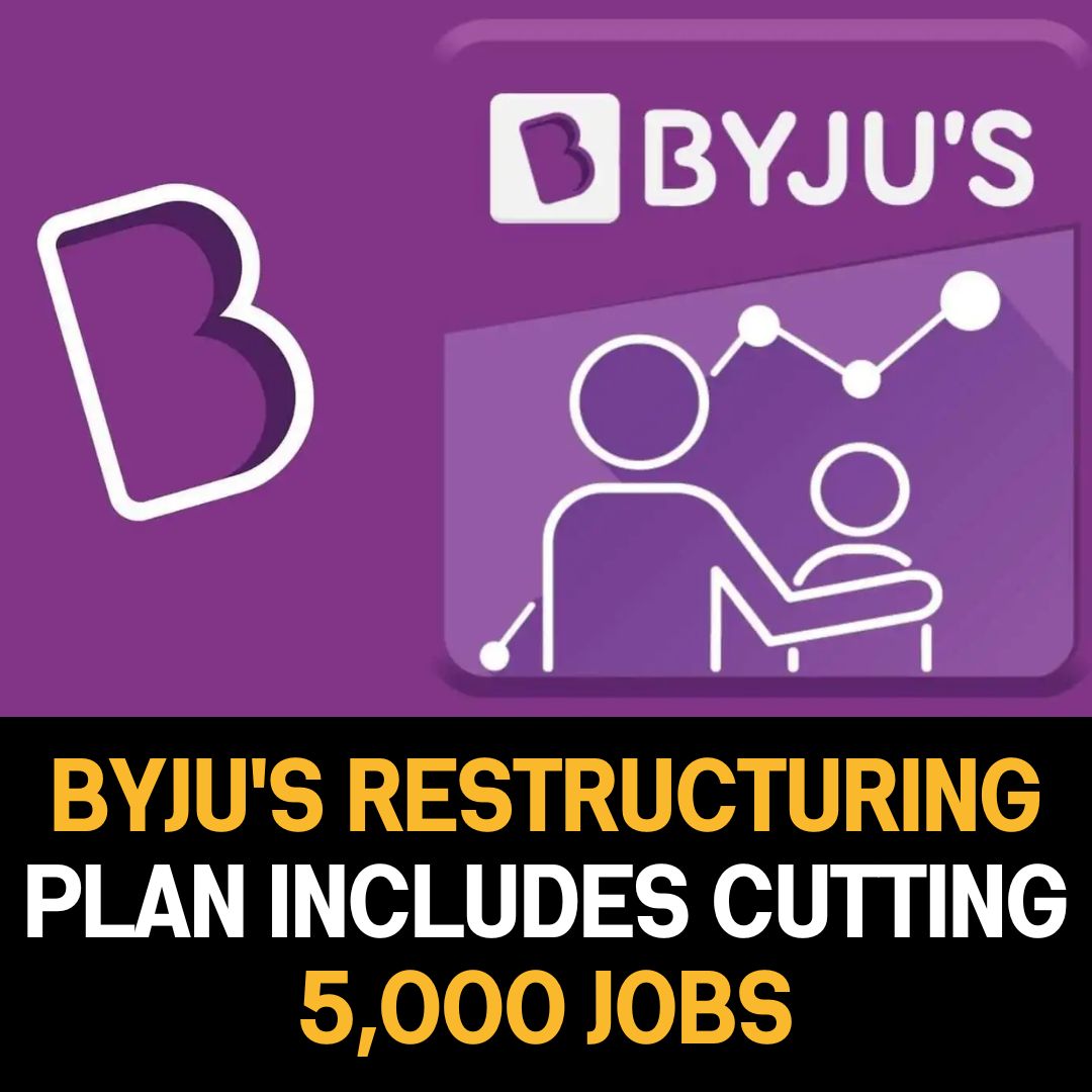 Byju’s Restructuring Plan Includes Cutting 5,000 Jobs