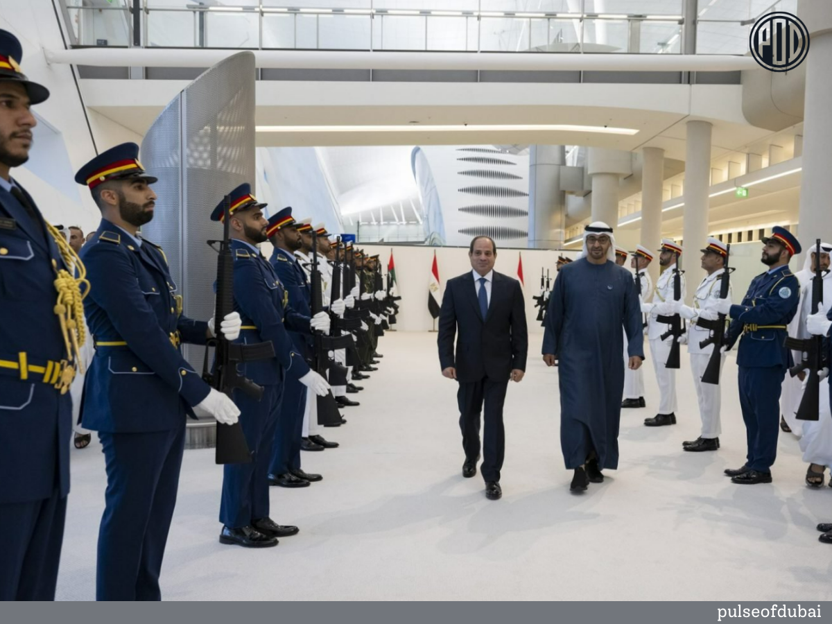 UAE President Sheikh Mohamed bin Zayed Receives Egyptian President: Advancing Collective Climate Action and Preparing for COP28