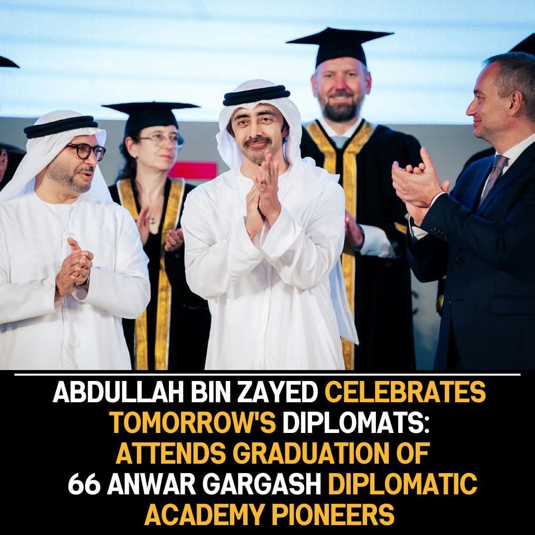 Abdullah bin Zayed attends Shapers of Tomorrow graduation ceremony at Anwar Gargash Diplomatic Academy