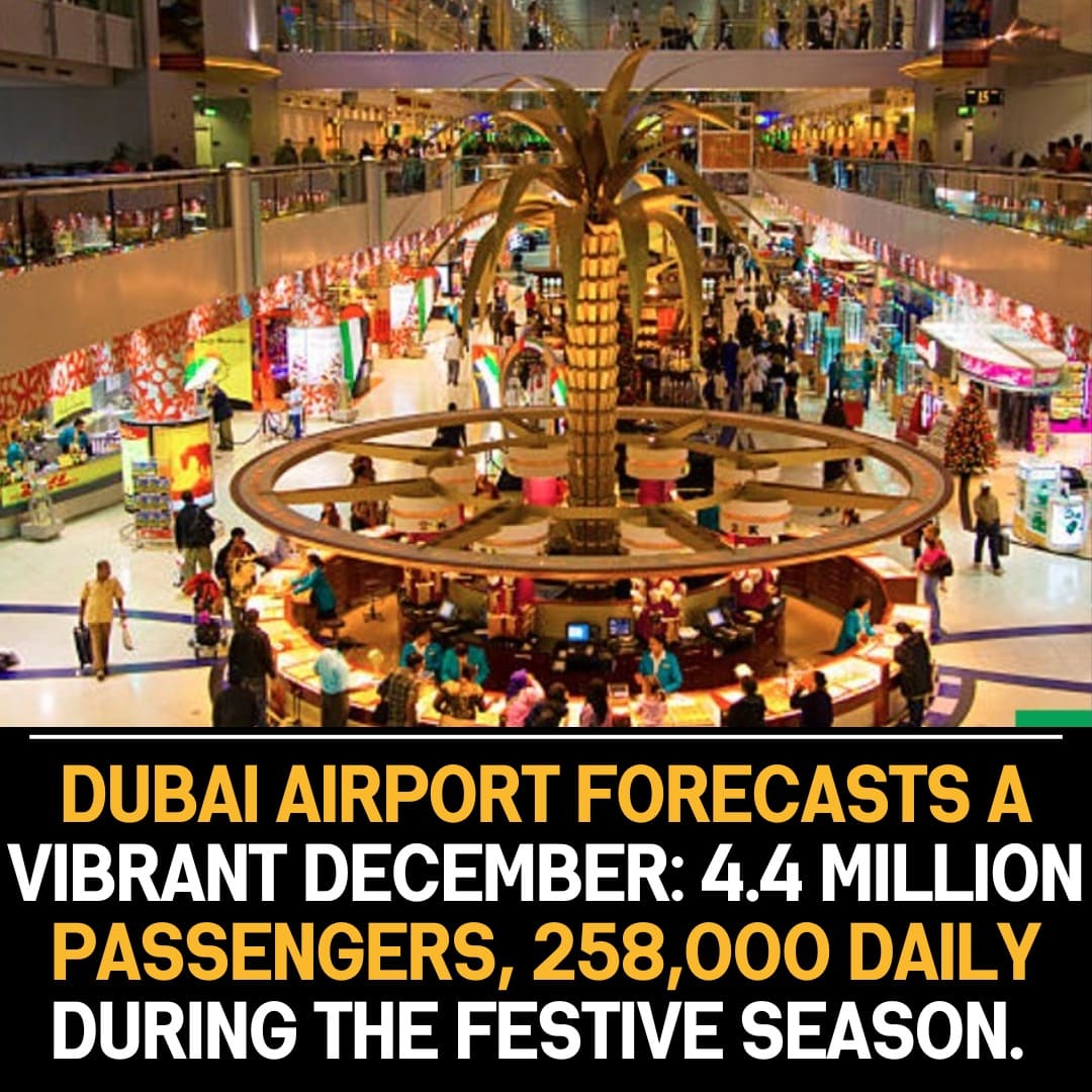 DXB to welcome 4.4 million travellers during holiday season