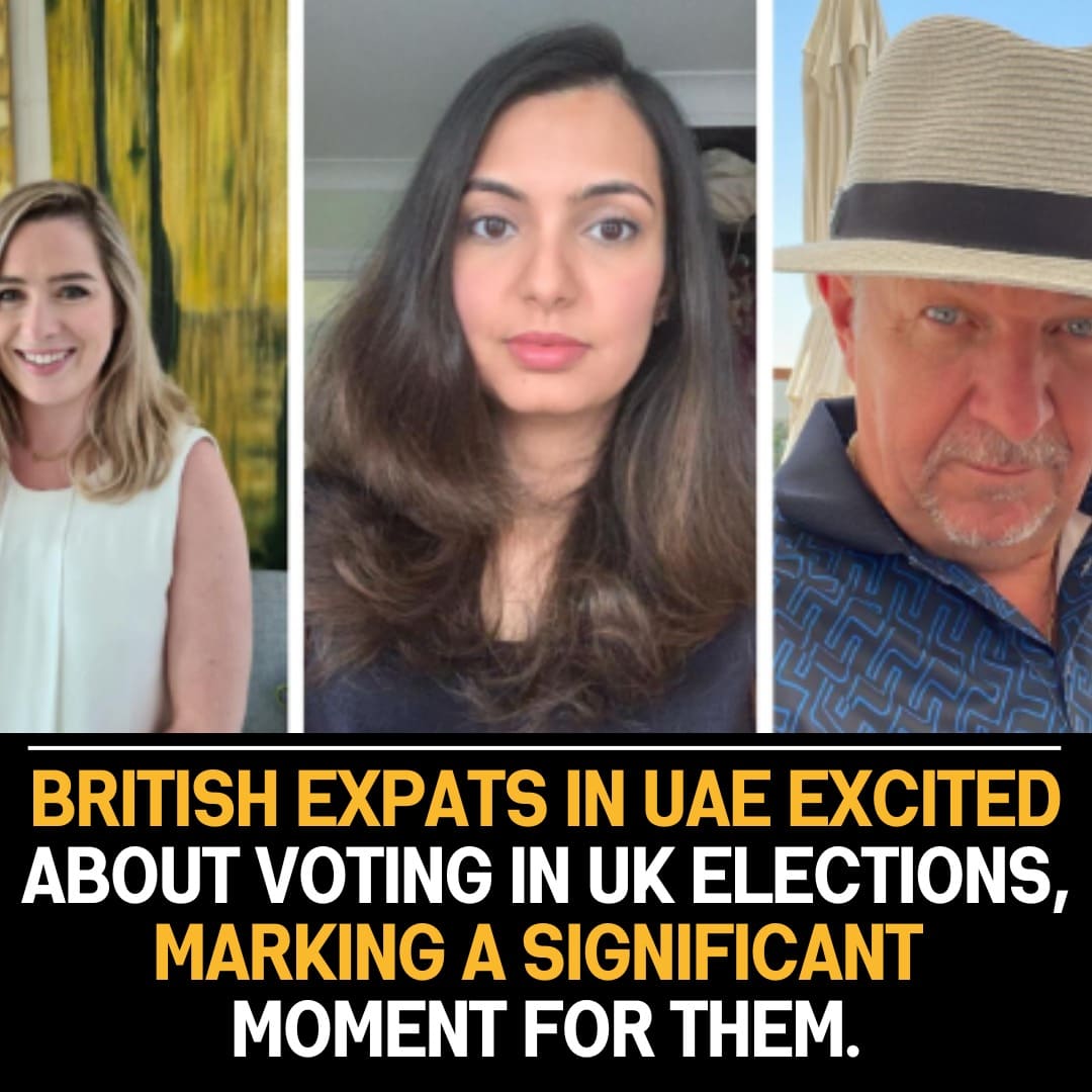 Excitement Among British Expats in the UAE as They Exercise Voting Rights in UK Elections Abroad.