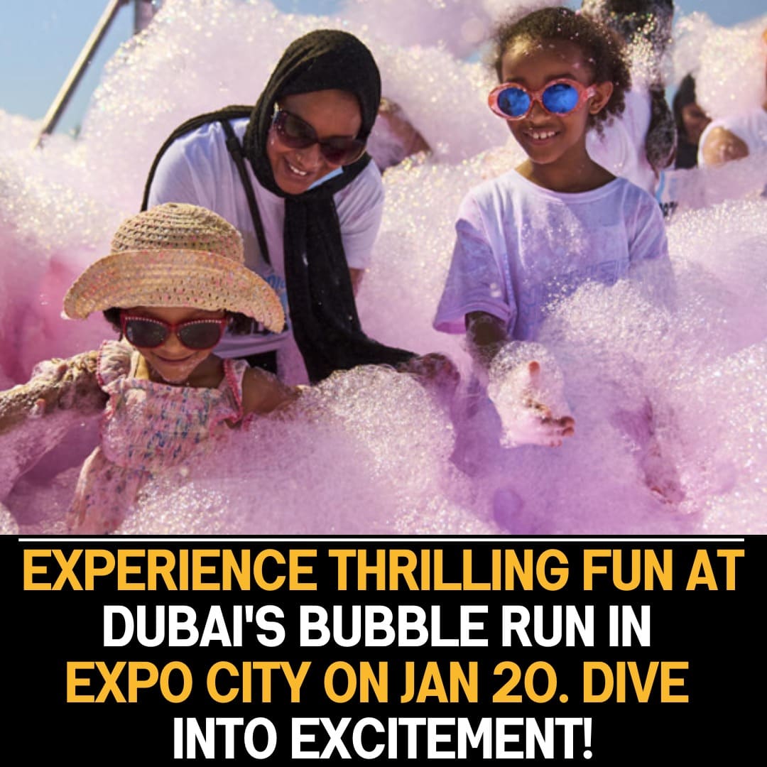 Bubble Run Is Coming Back On 20 January At Expo City