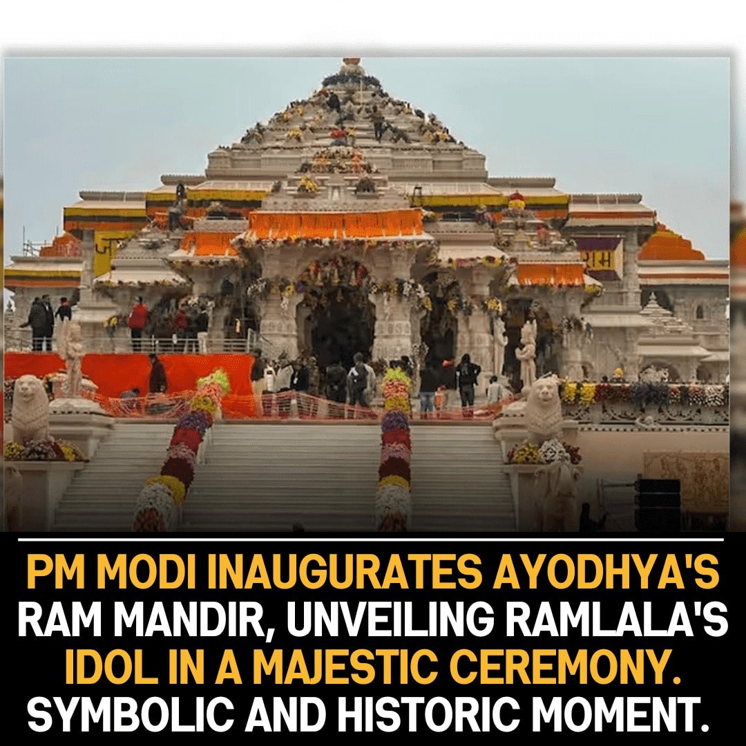 Ayodhya Ram Mandir: India PM Modi inaugurates Hindu temple on razed Babri mosque site