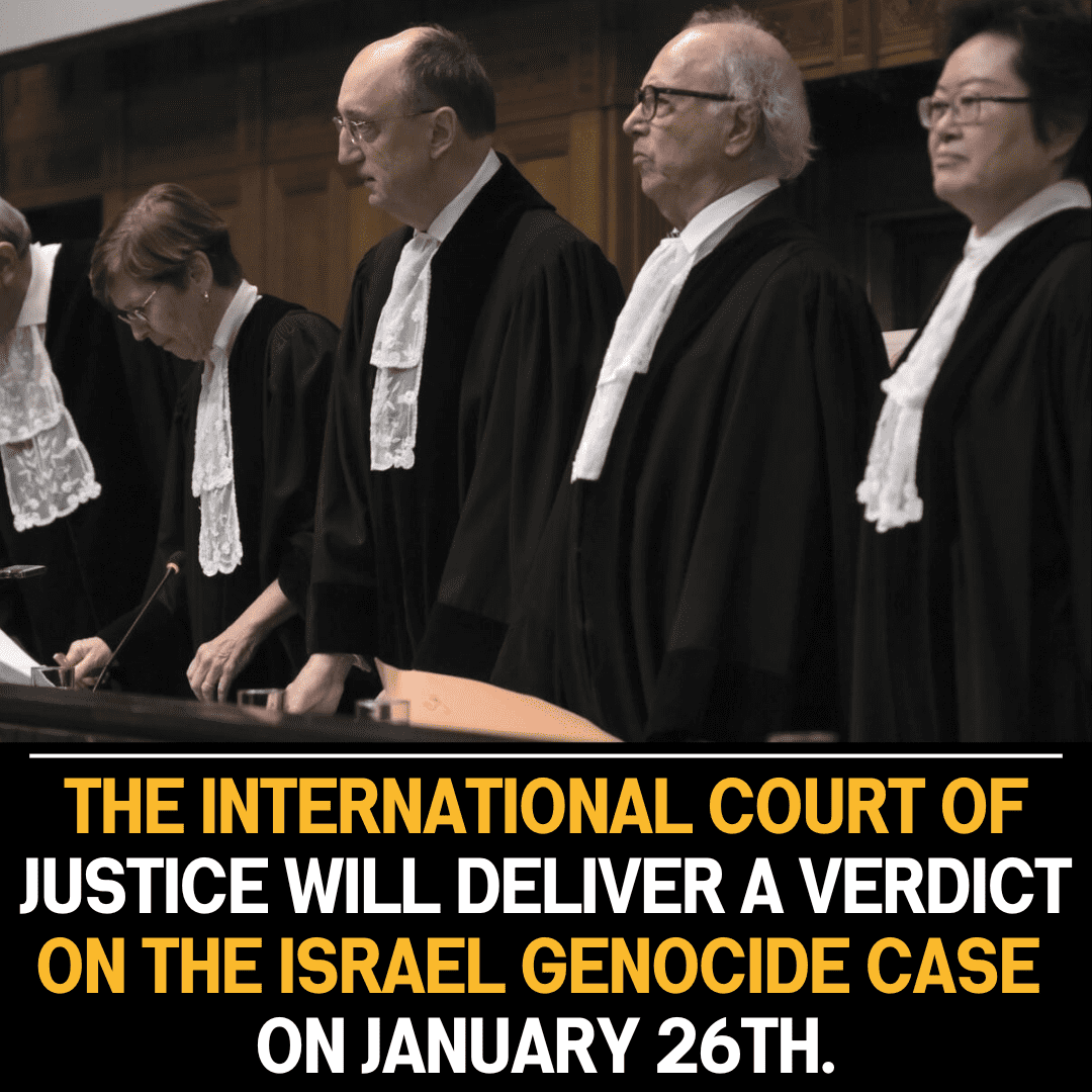 World Court to deliver ruling in Israel genocide case on Jan 26