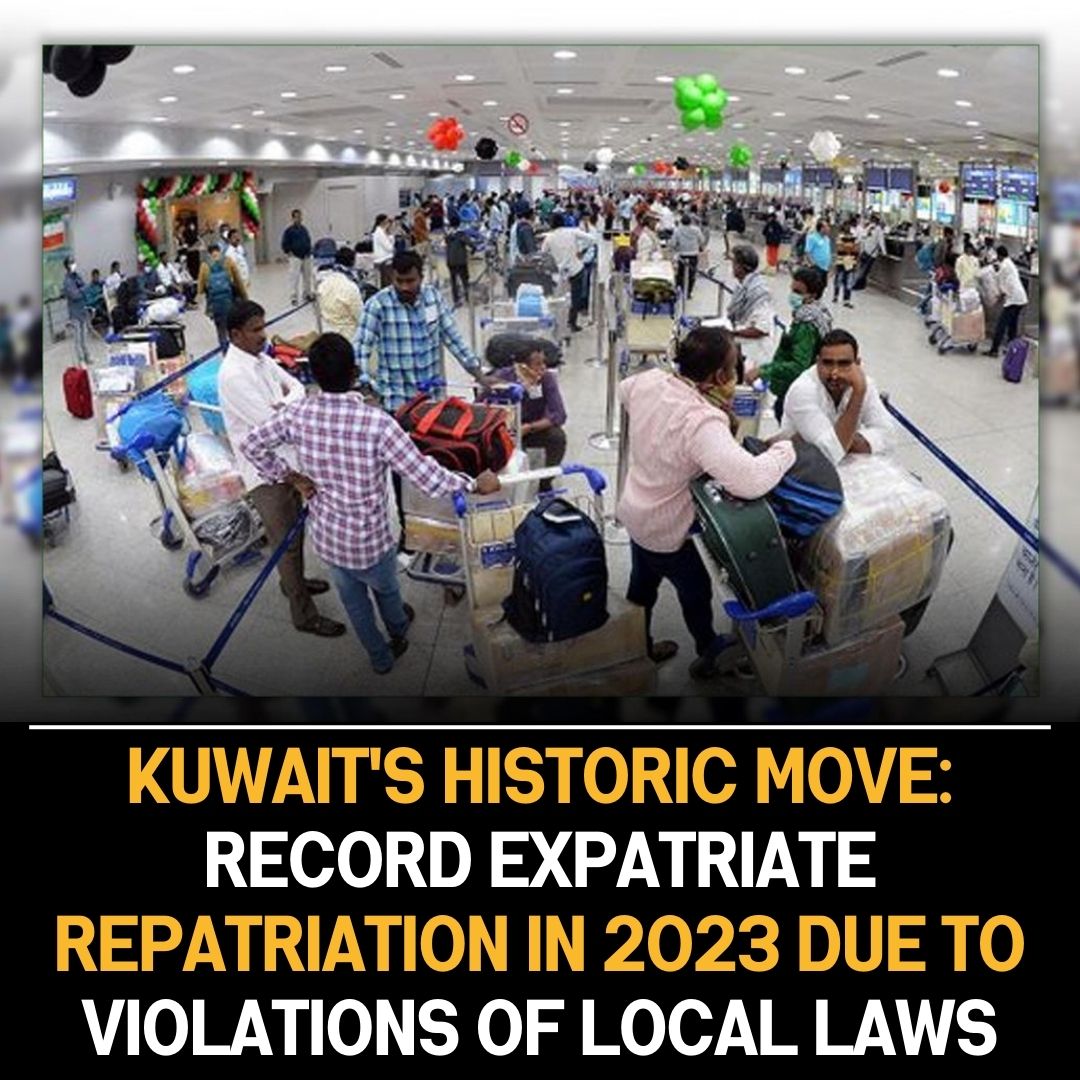 Kuwait records highest expatriate deportations in 2023 for law violations