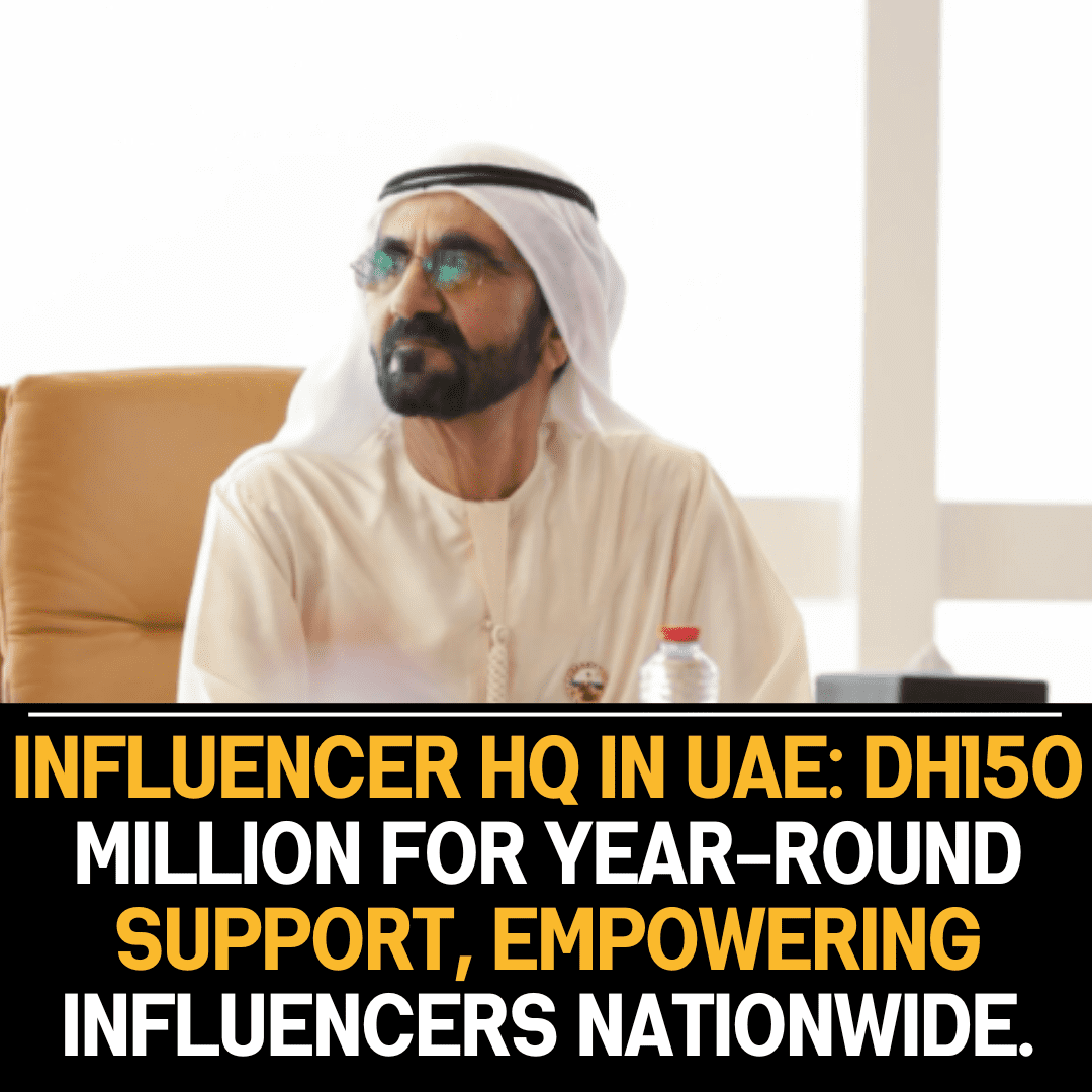 UAE: Dh150 million allocated for ‘Influencer HQ’ to provide year-round support