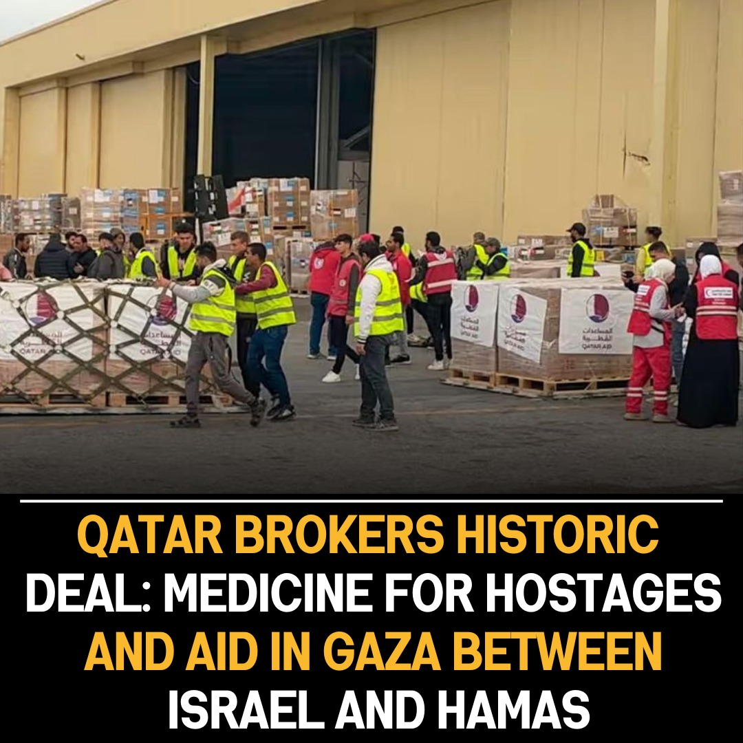 Qatar, Israel, and Hamas Reach Agreement: Medicine Exchanged for Hostages and Aid in Gaza, Confirms Qatar’s Ministry.