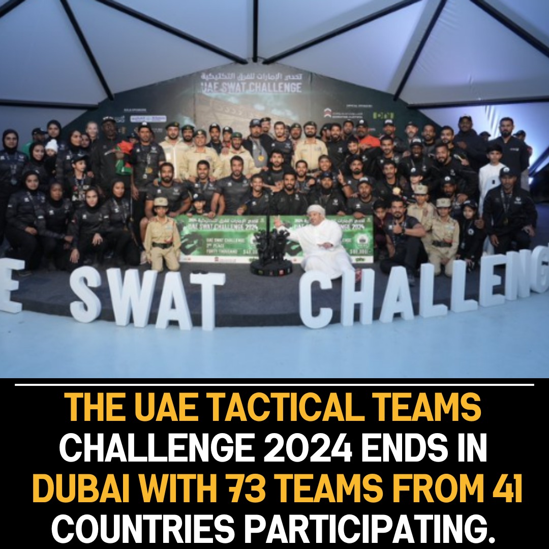 UAE Tactical Teams Challenge 2024 Wraps in Dubai: 73 Teams from 41 Countries Vie for Victory.