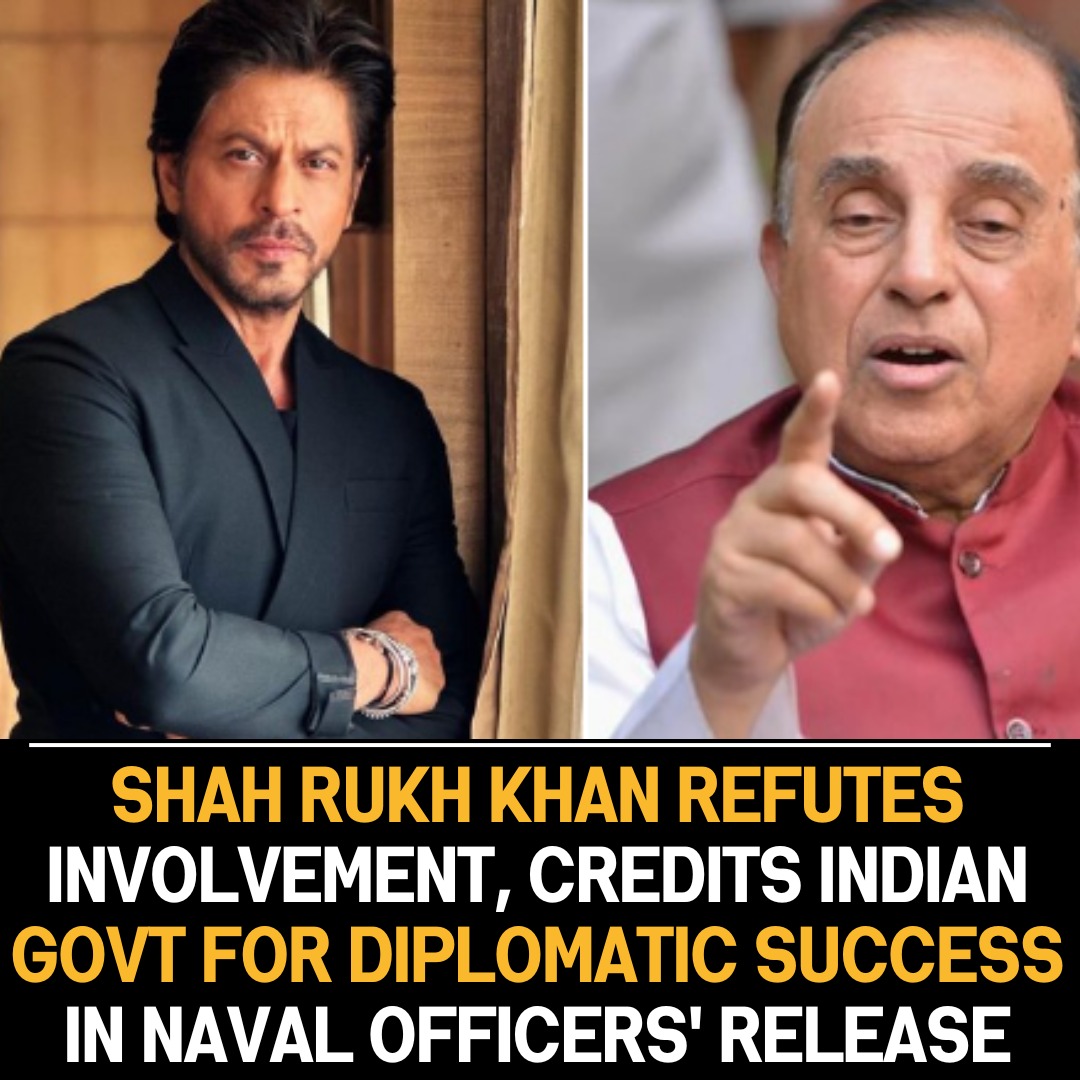 Shah Rukh Khan Denies Involvement in Indian Naval Officers’ Release, Credits Diplomatic Victory to Indian Government’s Efforts and Leadership