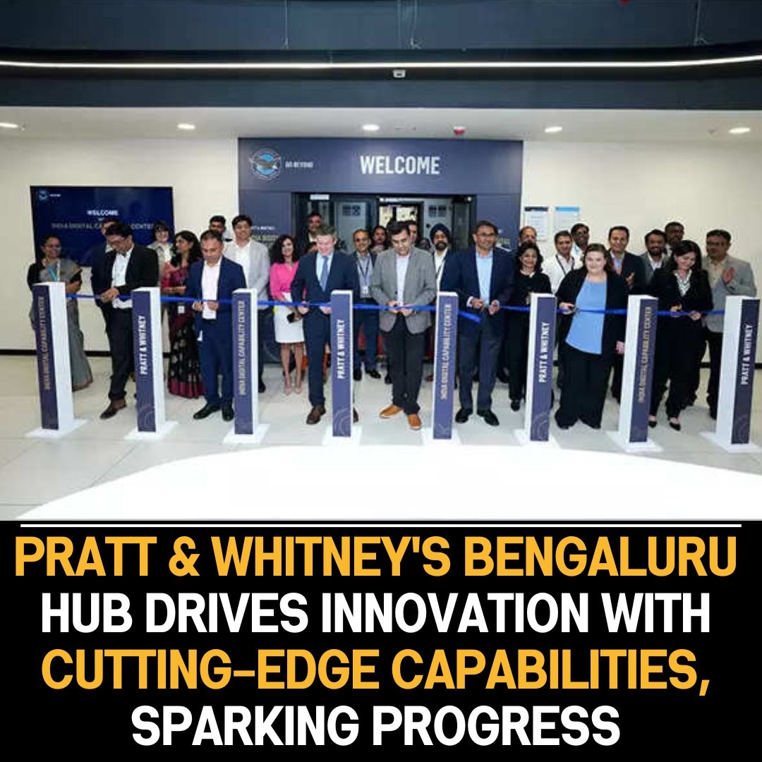 Pratt and Whitney set up a Digital Capability Centre in Bengaluru, India, advancing technological capabilities and fostering innovation.