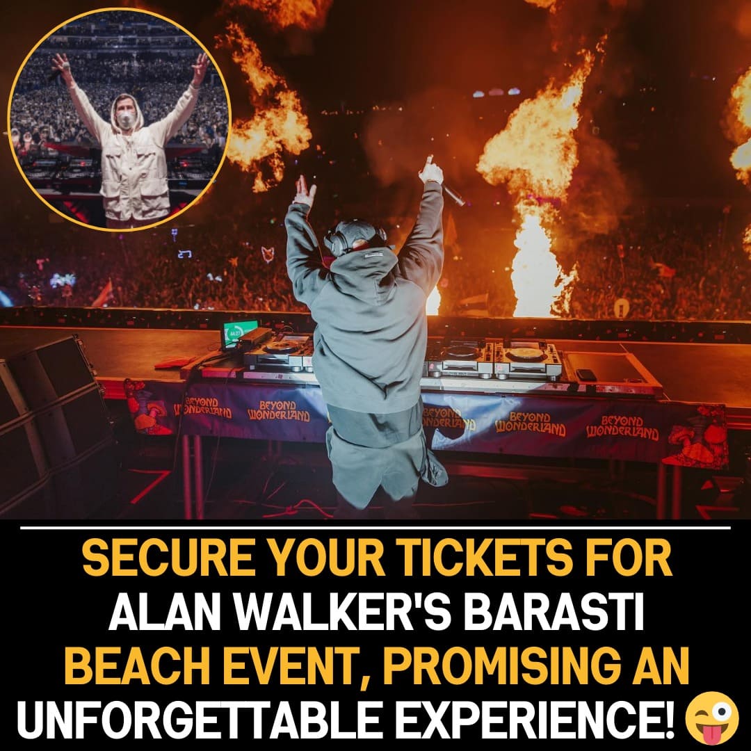 Secure Your Presence: Alan Walker’s Barasti Beach Event Promises Unforgettable Music, Excitement, and Vibrant Energy—Get Your Tickets Now!