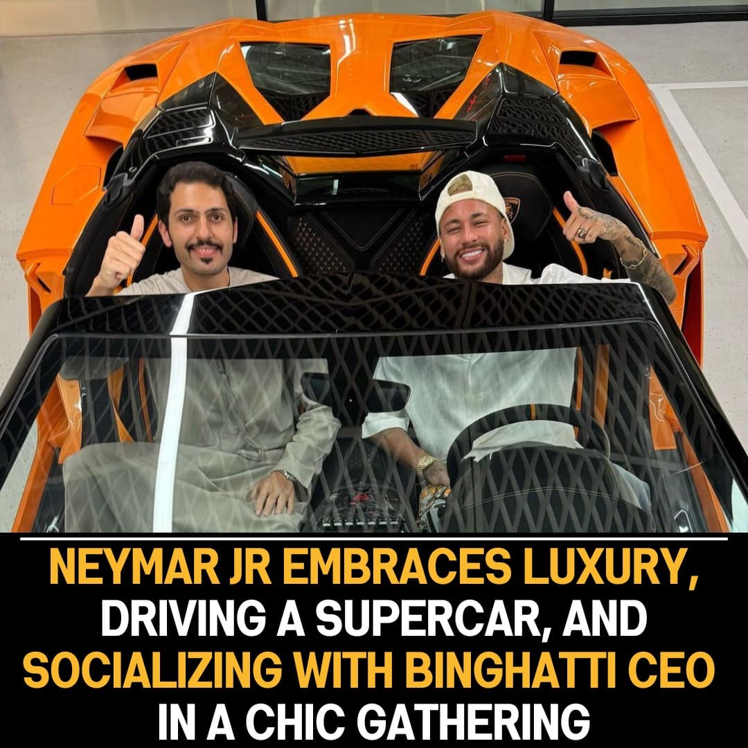 Neymar Jr’s Opulent Lifestyle: Soccer Icon Showcases Luxury, SuperCars, and High-End Socializing with Binghatti CEO at Exclusive Gathering