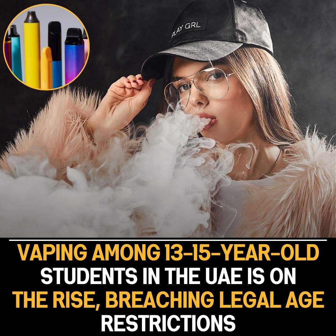 Alarming Rise in Underage Vaping: Despite Regulations, UAE Witnesses Concerning Trend Among 13-15-Year-Old Students