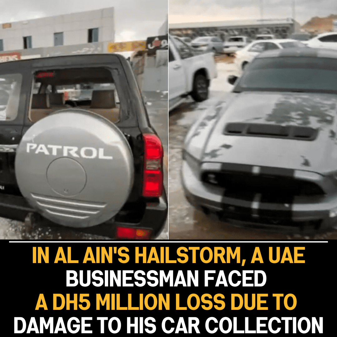 UAE Businessman Faces Dh5 Million Loss as Hailstorm Damages Extensive Car Collection in Al Ain Adverse Weather