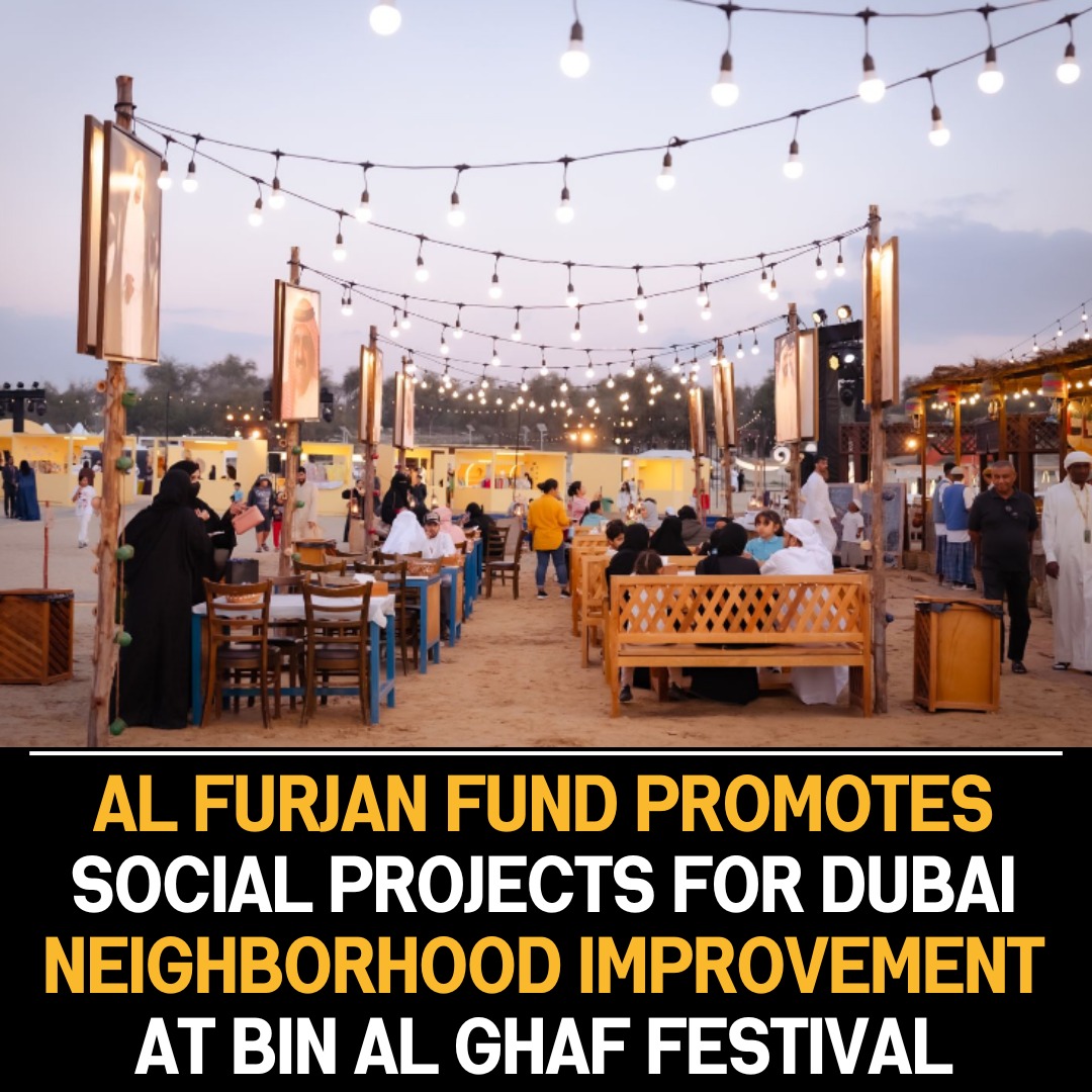 Al Furjan Fund Showcases Services and Encourages Social Projects for Dubai Neighborhoods’ Enhancement at Bin Al Ghaf Festival