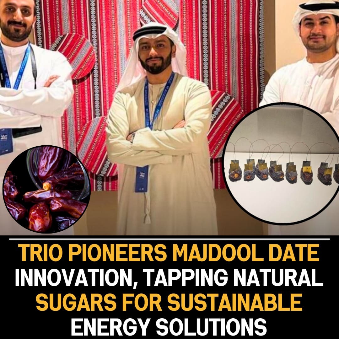 Inventive Trio Harnesses Majdool Dates for Sustainable Energy, Paving the Way to Cleaner and Eco-Friendly Solutions