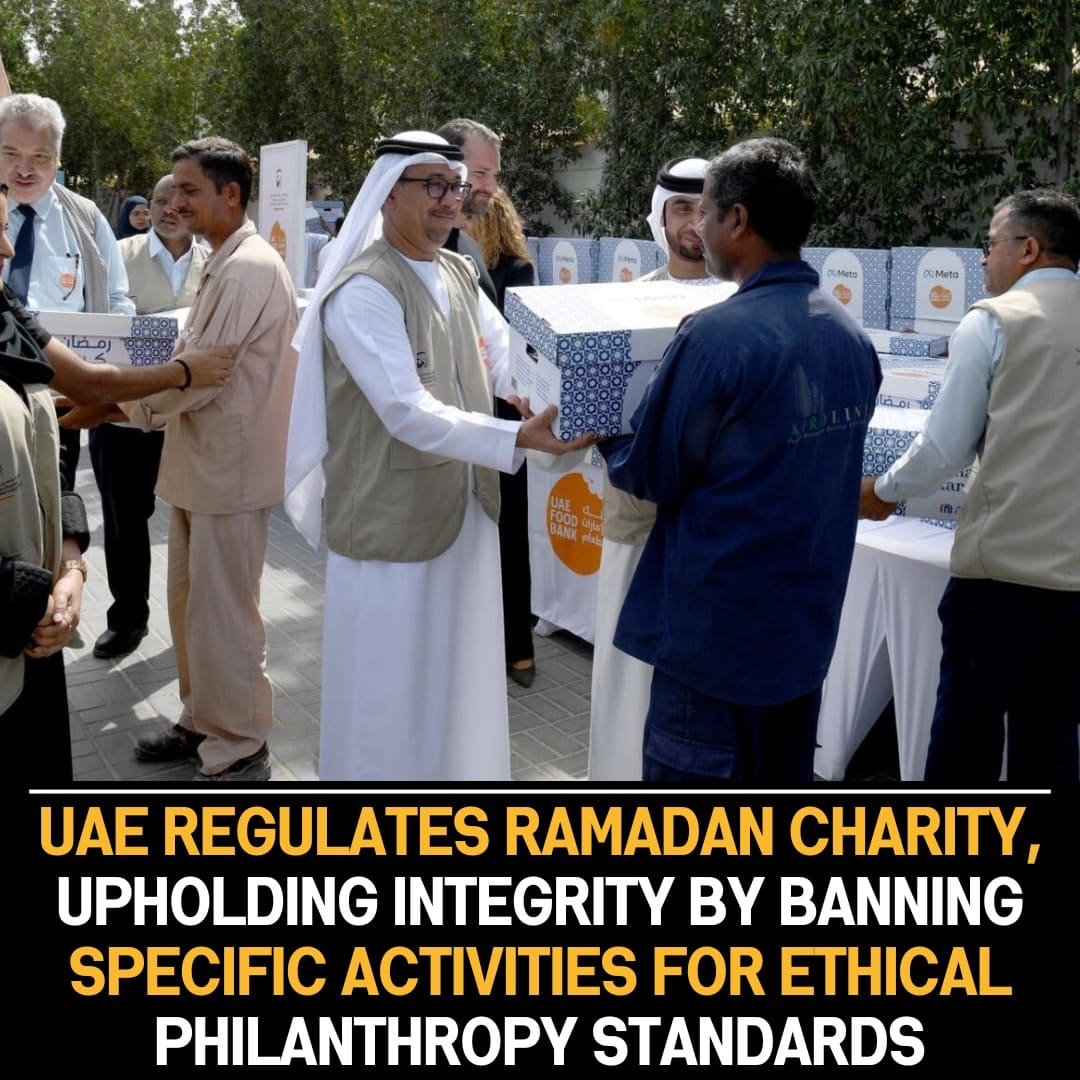 UAE Enforces Ethical Philanthropy Standards, Regulating Charity Activities During Ramadan to Uphold Integrity and Positive Community Contributions