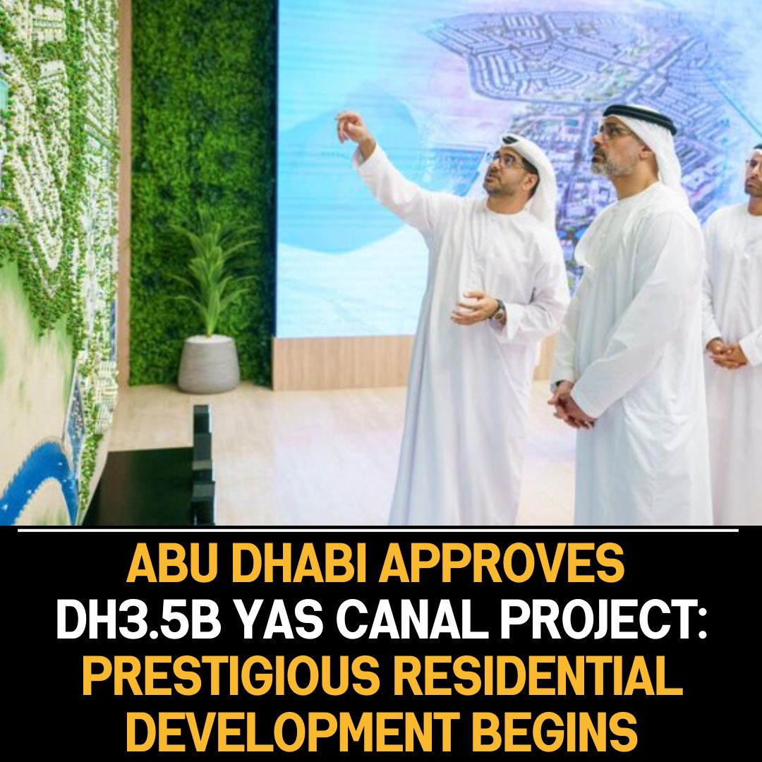 Abu Dhabi’s Dh3.5 Billion Yas Canal Residential Project Secures Official Development Approval