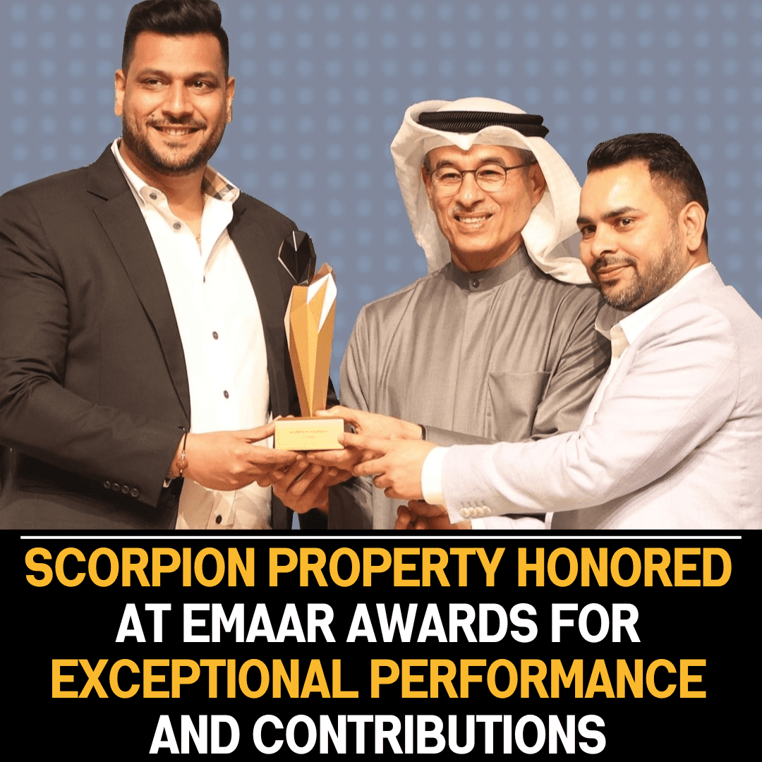 Emaar Awards Acknowledge Scorpion Property for Exceptional Achievements and Contributions in Real Estate Industry Excellence