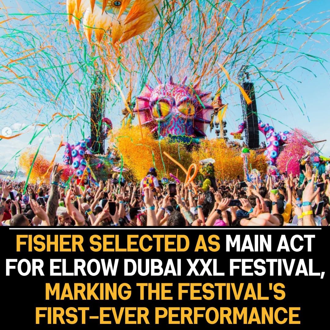 Fisher Headlines Elrow Dubai XXL Festival Debut, Promising an Exciting Lineup for the Spectacular Inaugural Performance