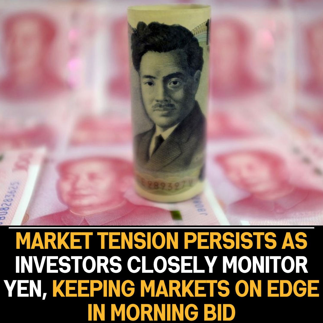 Investors closely watch yen, causing market tension due to reflected uncertainty