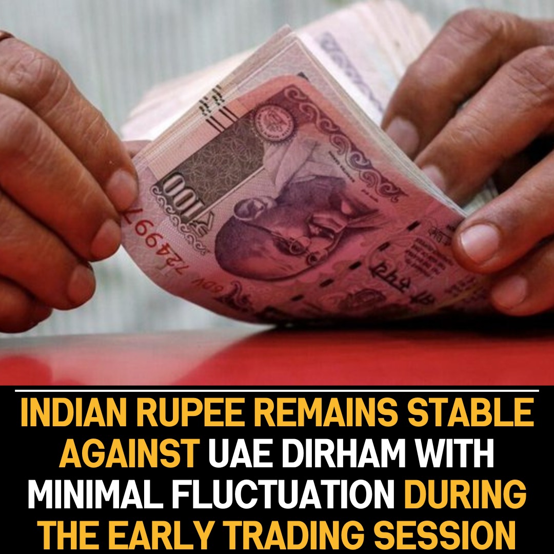 Indian rupee remains stable against UAE dirham, with minimal fluctuations observed