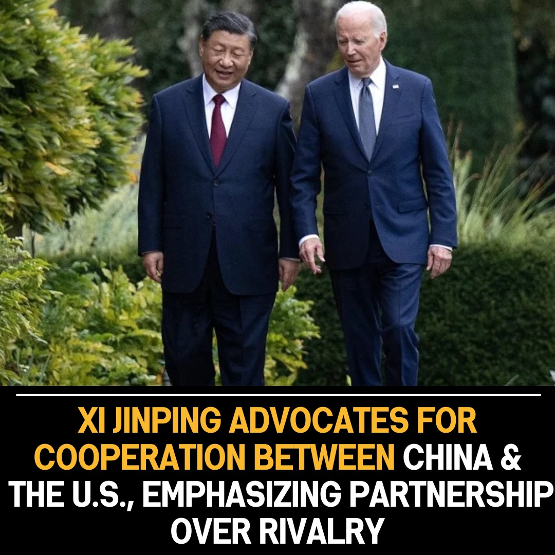 Xi Jinping advocates for cooperative partnership between China and the U.S., emphasizing collaboration over rivalry or competition