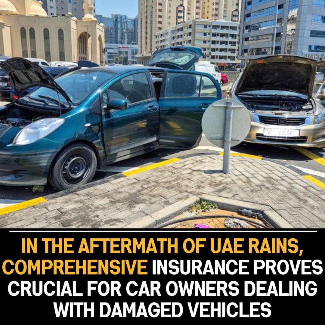 Comprehensive insurance vital for owners with rain-damaged vehicles in the UAE; protection is essential post-rainfall