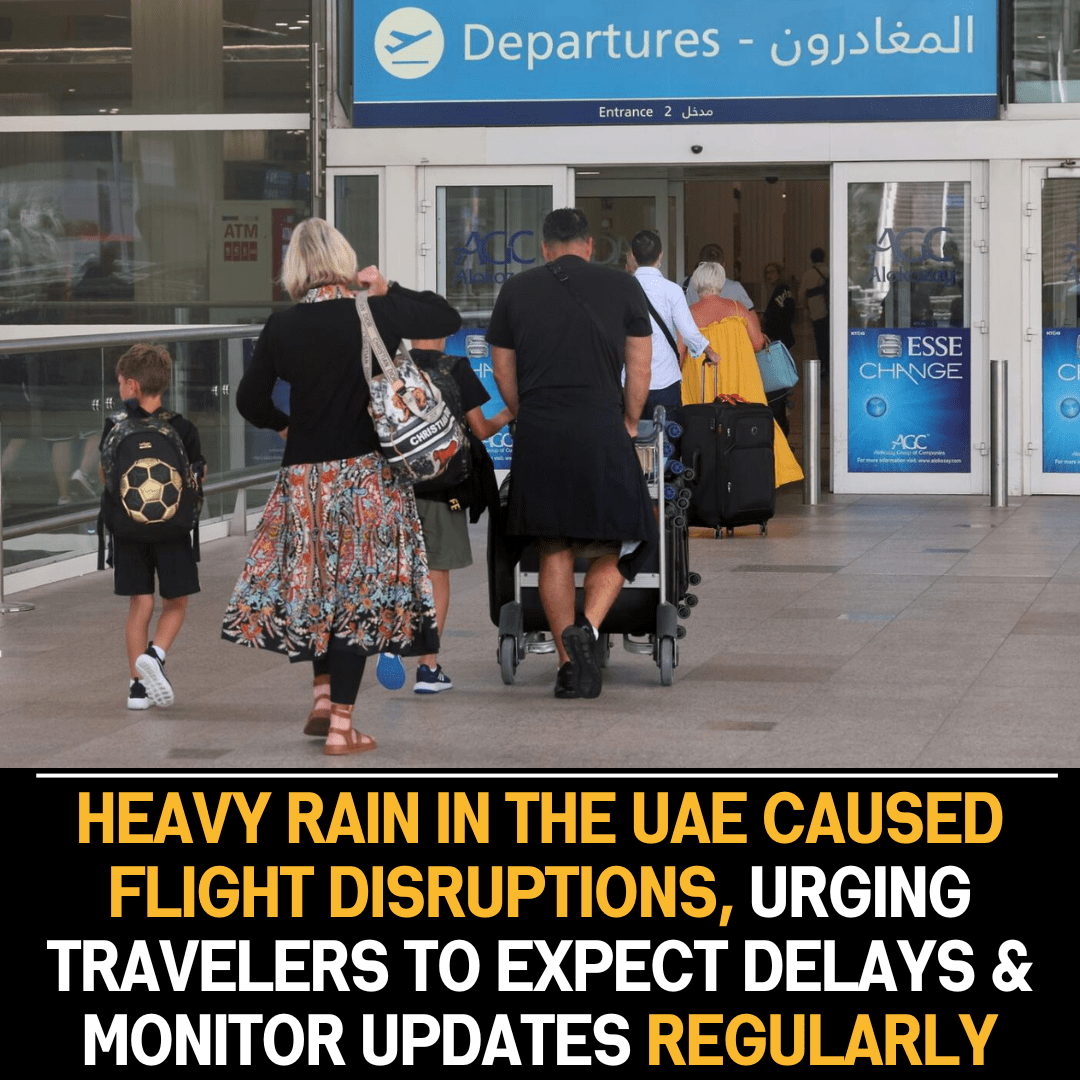 UAE Rainfall Sparks Flight Disruptions: Travelers Brace for Delays