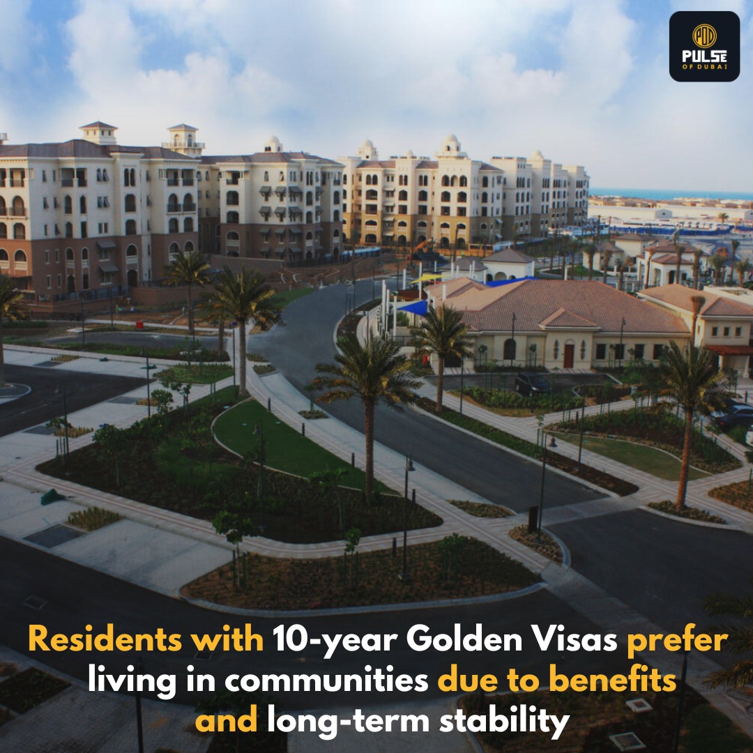 Golden Visa holders in UAE prefer community living for its benefits and stability, showing a growing trend