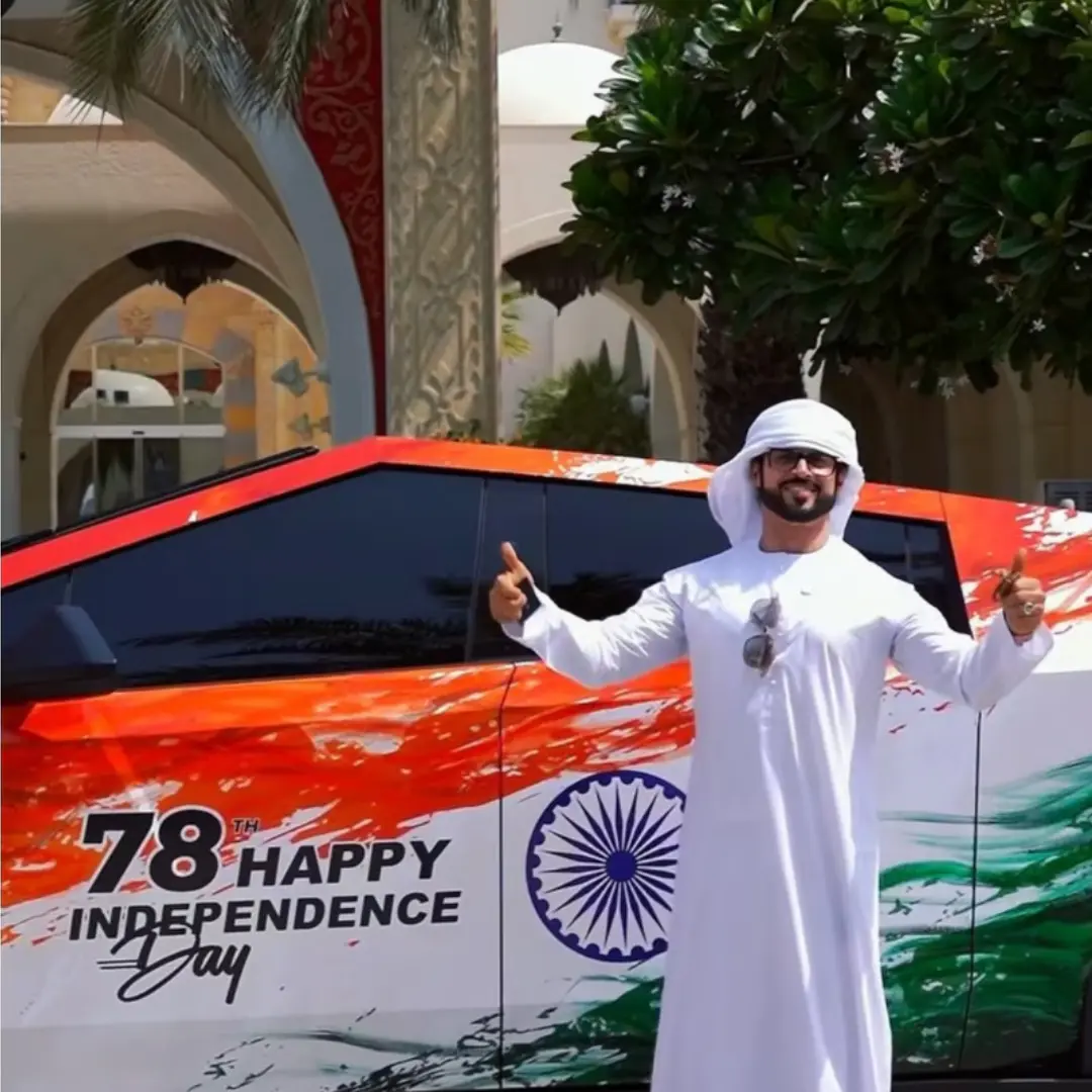 Revving Up Patriotism: India’s 78th Independence Day Goes Futuristic with a CyberTruck Twist!