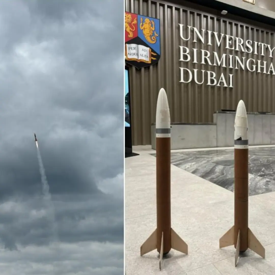 Sky-High Success: University of Birmingham Dubai Students Rocket to Victory with UAE-Inspired Design!