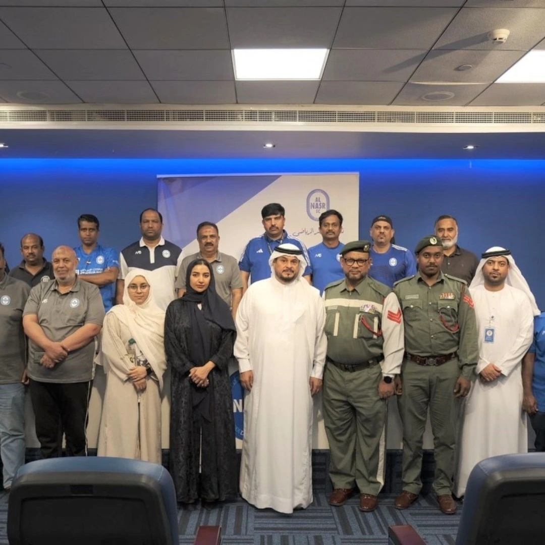 Dubai’s Drive for Safety: Bus Drivers Get a Winning Playbook from Dubai Police and Al Nasr Club!