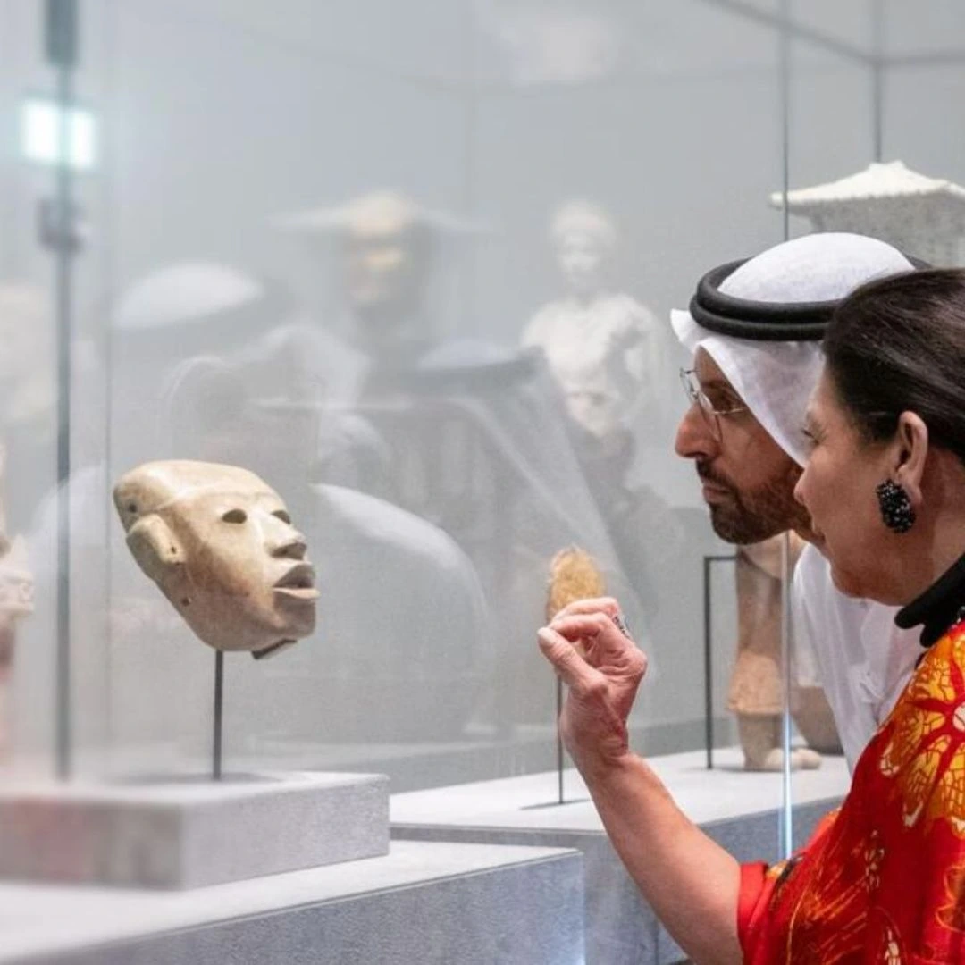 Louvre Abu Dhabi received five rare artefacts from Mexico, marking a historic cultural exchange and collaboration.