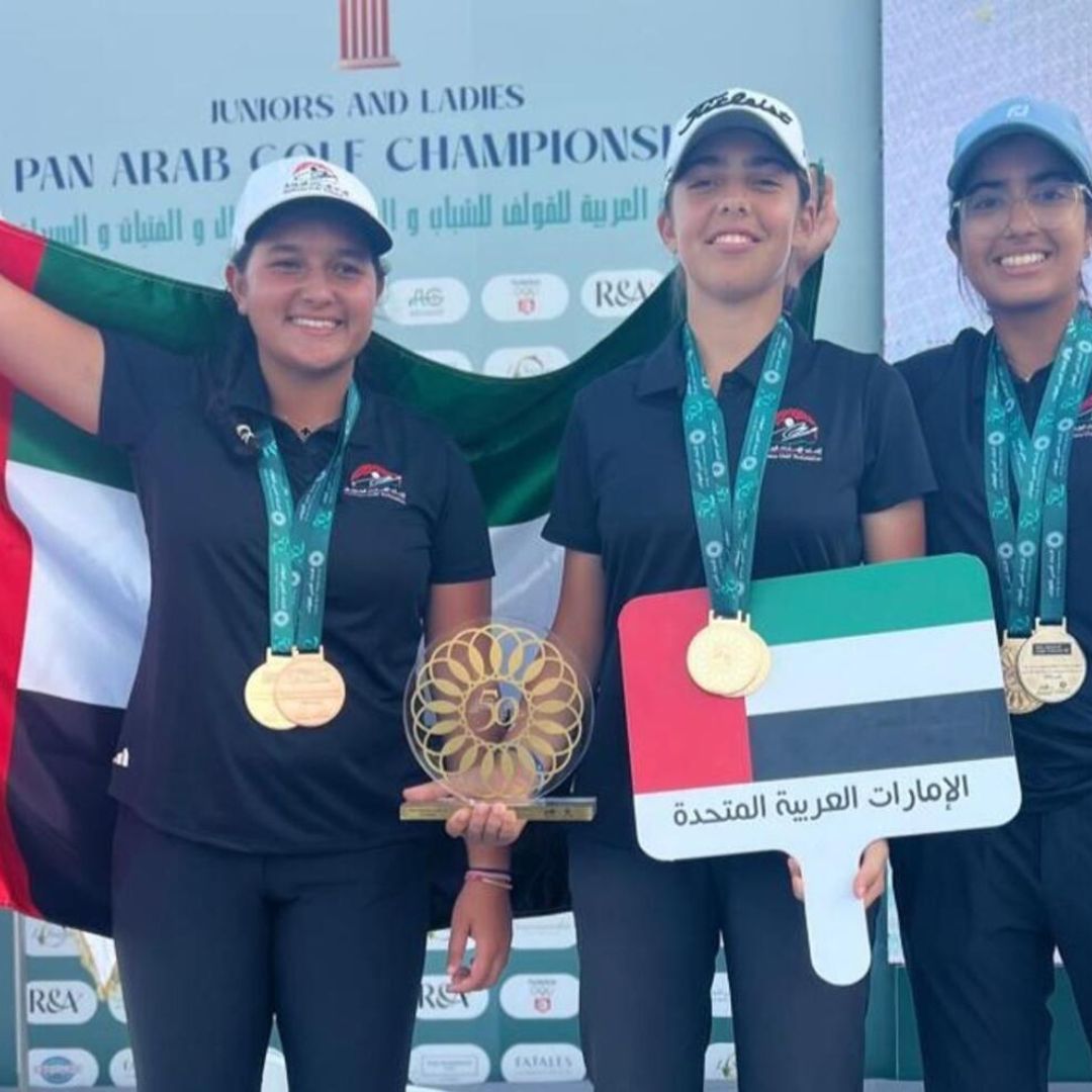 Golden Swing: UAE U16 Girls’ Golf Team Clinches Victory at Pan Arab Championship, Dominating the Greens in Tunisia!