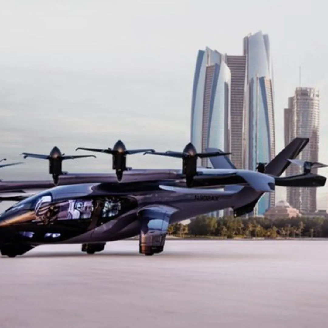 Over 400 air taxi test flights have been conducted in the UAE, aiming for a 2025 launch.